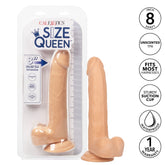 Size Queen 8 Inch Realistic Dong in Ivory for Adult Pleasure Dongs Realistic